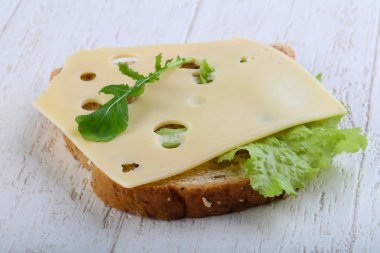 Lezzetli peynir sandviç