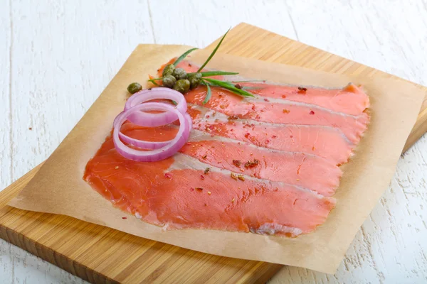 Salted Sliced salmon