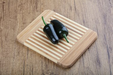 Taze olgun Jalapeno biber