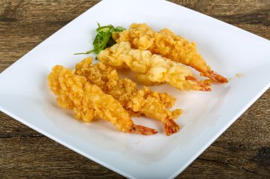 Asya karides tempura