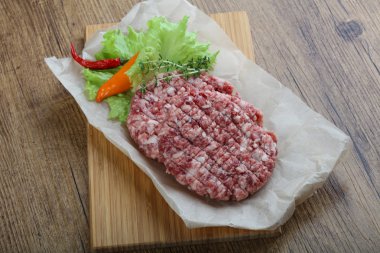 Ham burger pirzola