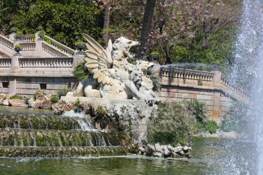 Barcelona ciudadela park lake Çeşmesi