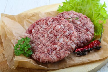 Ham burger pirzola