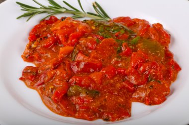 ızgara kırmızı dolmalık biber