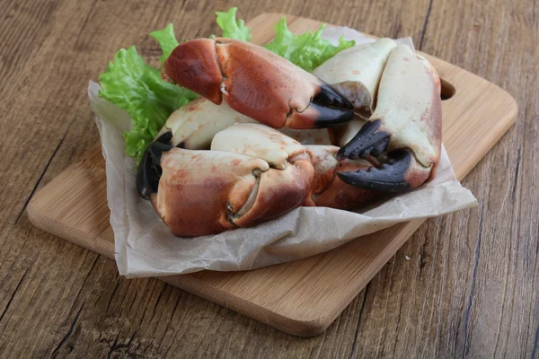 Garras de caranguejo com carne delicada — Fotografia de Stock