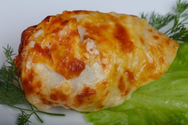 Peynir pişmiş tavuk göğsü