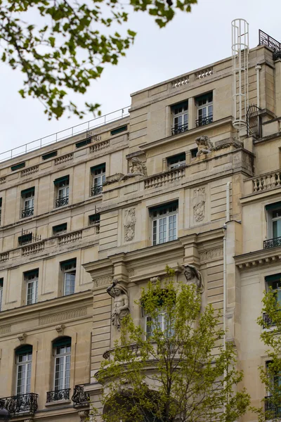 Paris windows and balconies on day — Stock Photo, Image