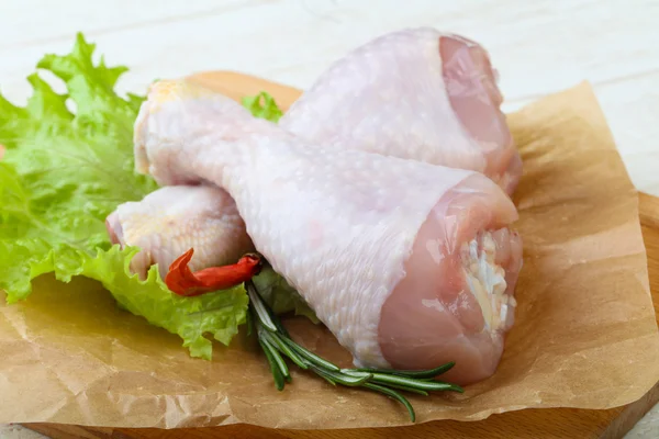 Raw chicken legs — Stock Photo, Image