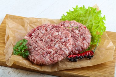 Ham burger pirzola