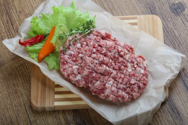 Ham burger pirzola