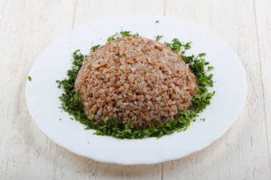 Maydanoz ile haşlanmış buğday