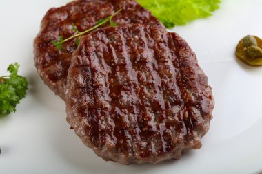 Izgara burger pirzola