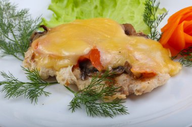 lezzetli fırında tavuk