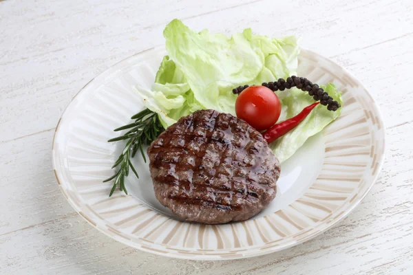Kotlet grilovaný burger — Stock fotografie