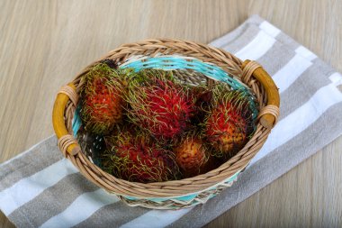 Taze Olgun tatlı rambutan