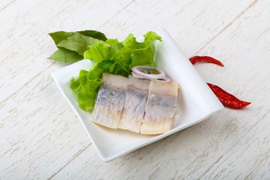 Lezzetli ringa balığı filetosu