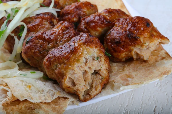 Heerlijke kip kebab — Stockfoto