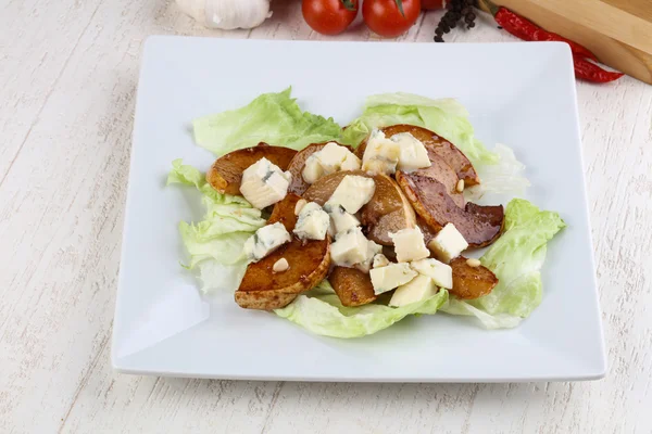 Delicioso Gorgonzola com pêra — Fotografia de Stock