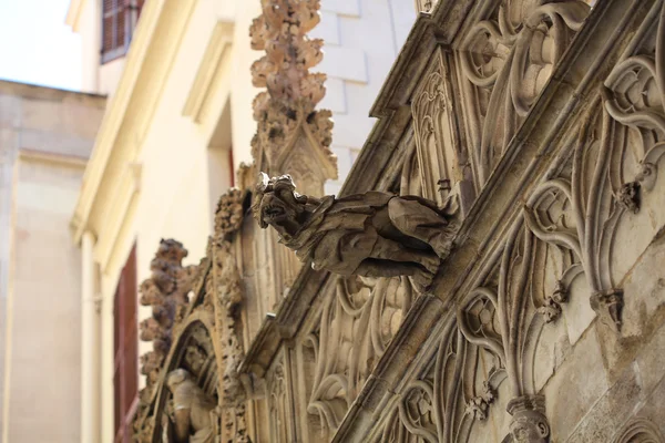 Casas históricas de Barri Gotic — Fotografia de Stock