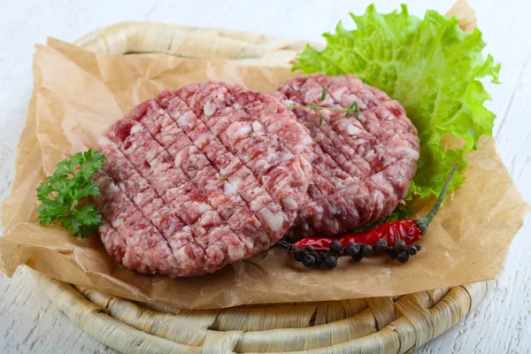 Ham burger pirzola