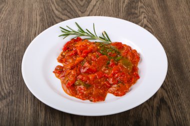 ızgara kırmızı dolmalık biber