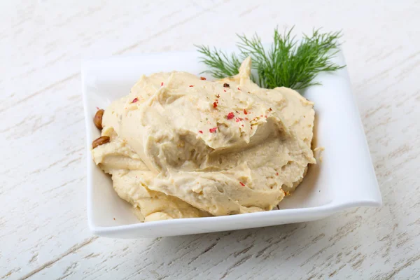 Arapça geleneksel mutfağı - humus — Stok fotoğraf