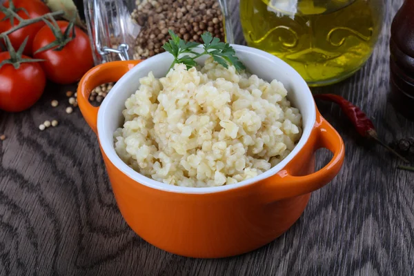 Traditional wheat Bulgur — Stock Photo, Image