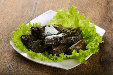 yaprak dolması et