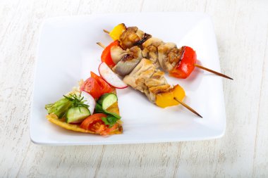 Lezzetli tavuk şiş