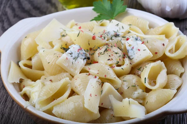 Deliciosa pasta con queso — Foto de Stock