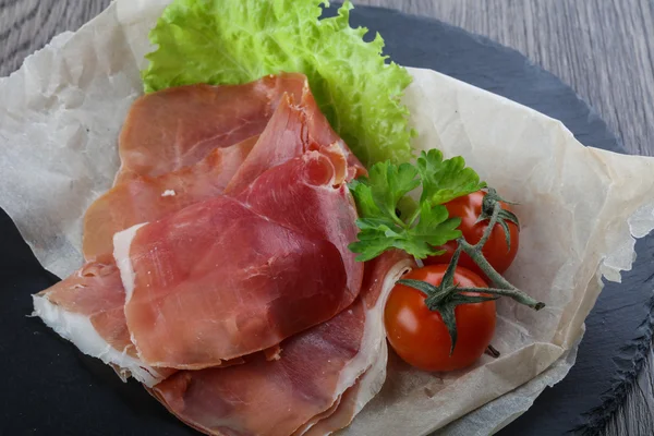 Heerlijke Spaanse Jamon — Stockfoto