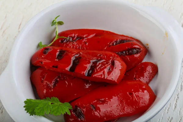 Grilled red pepper — Stock Photo, Image