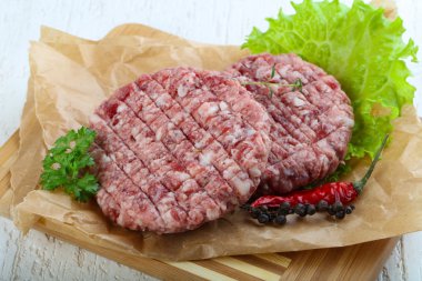 Ham burger pirzola