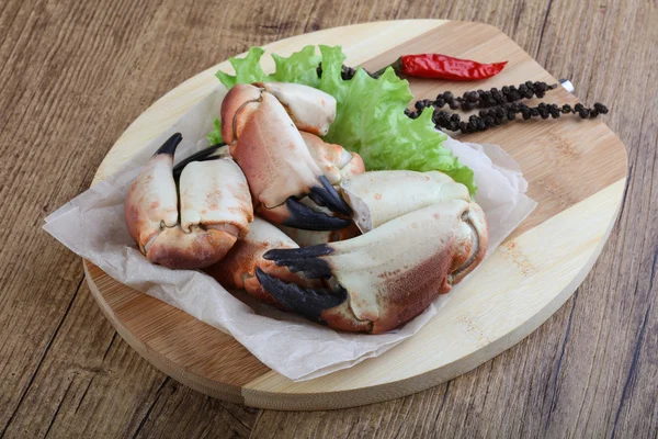 Krabbenkrallen mit Delikatesse Fleisch — Stockfoto