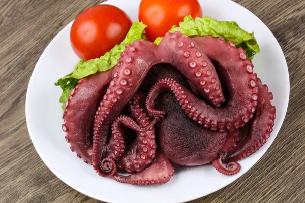 Boiled octopus ready for eat — Stock Photo, Image