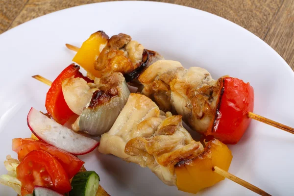 Delicious Chicken skewer — Stock Photo, Image