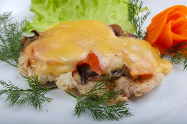 lezzetli fırında tavuk