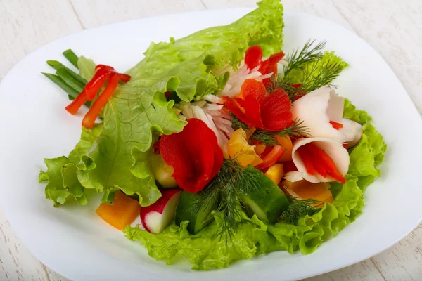 Salada Vegan eficaz — Fotografia de Stock