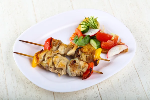 Delicious Chicken skewer — Stock Photo, Image