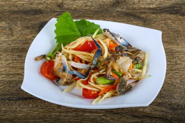 Yengeç Salatası lezzetli Tay baharat