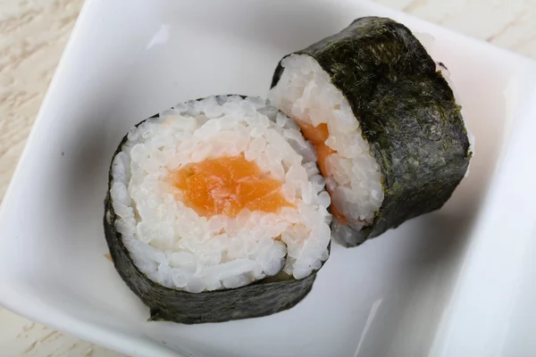 Traditional Roll with salmon — Stock Photo, Image