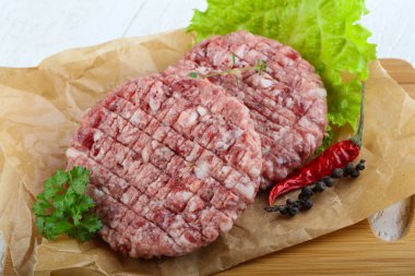 Ham burger pirzola