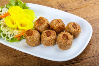 Asya tarzı - Yengeç rulo