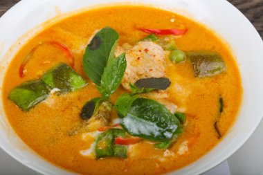 Lezzetli kırmızı köri