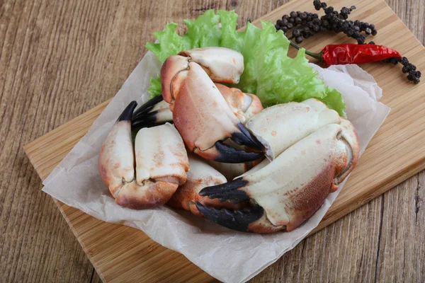 Garras de caranguejo com carne delicada — Fotografia de Stock