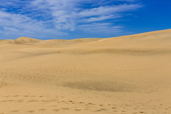 Пустыня на Канарском острове Гран-Канария — стоковое фото