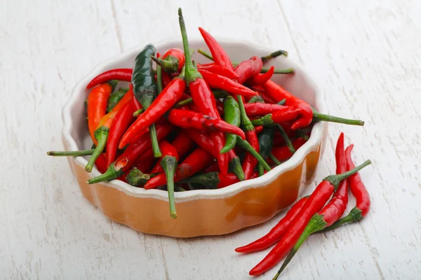 Hot red chili peppers — Stock Photo, Image