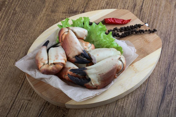 Szczypce krabów z delikatności mięsa — Zdjęcie stockowe