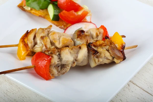 Delicious Chicken skewer — Stock Photo, Image