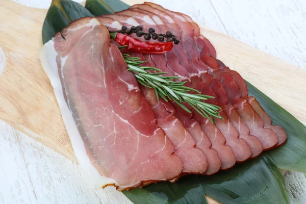 Spanje keuken - varkensvlees Jamon — Stockfoto